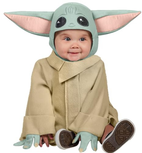 Rubie's Offizielles Disney Star Wars The Child Kleinkind-Kostüm, Kinderkostüm, Größe Kleinkind 1–2 Jahre, Mehrfarbig Halloween