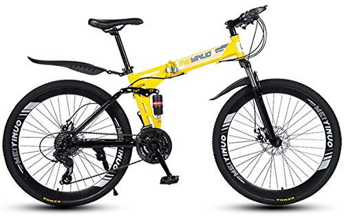 STRTG Faltbares Fahrrad, ultraleichte tragbare Klappfahrrad, Klapprad Mountainbike/Quick-Fold-System,21 * 24 * 27 Geschwindigkeit 26 Zoll Erwachsene Männer und Frauen Freien Reitausflug
