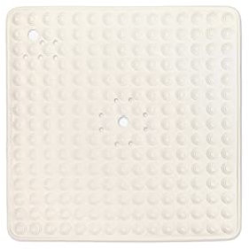WohnDirect Duschmatte Weiß/quadratisch: 60x60 cm - sehr rutschfest & sehr robust - Antirutschmatte für Dusche oder Badewanne - waschbar bei 60°C