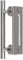 TSMST 30CM Sliding Door Handle Double Sided Barn Door Handle Embedded Invisible Stainless Steel