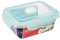 keeeper Frischhaltedose mit Klickverschluss, 14 x 11 x 6,6 cm, 0,45 l, Tina Tritan, Aquamarine