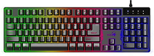 Genius GX Scorpion K8 ENGLISH-ARABIC – Professionelle Gaming-Tastatur mit Hintergrundbeleuchtung mit schwimmenden Tastenkappen