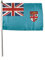 U24 Flagge Fahne Stockflagge Fidschi Fiji 30 x 45 cm Stockfahne 3er Pack