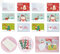 12 Stück Weihnachtskarten set, christmas cards,Weihnachtsfeier Einladungskarten Geschenkkarten mit Umschlägen und Aufklebern Frohe Weihnachtskarte für Weihnachtsgrüße Blanko Klappkarte
