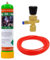 Argon CO2 Disposable Gas Mix Bottle KIT MIG TIG Welding w/MINI Regulator + Hose (Argon 86% / CO2 14%)