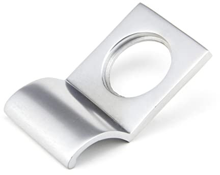 From The Anvil Satin Chrome Rim Cylinder Pull
