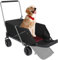 REDCAMP Folding Dog Trolleys Cart with Extendable Rear End Heavy Duty, 134L Large Collapsible Utility Wagon Strollers Garden Cart with Wheels for Camping Sports Shopping