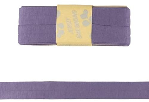 Viskose-Schrägbänder-Uni-ca. 20 mm Breite x 3 Meter Länge-48 Farben (Lavendel-187158)