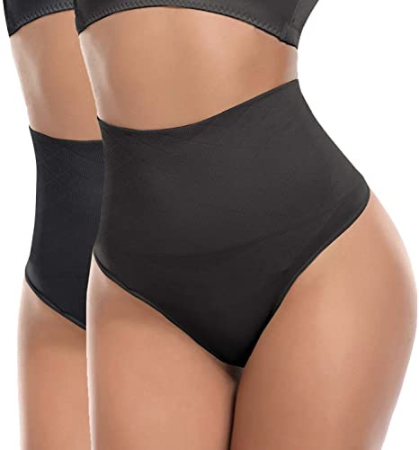 SOLO ACTFIT Donna Vita Media Tanga Guaina Mutande Contenitive Perizomi Intimo Modellante Thong Dimagrante Pancera Pancia Piatta Slip Shapewear Elastico