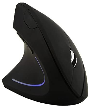 Vinciann Mouse verticale wireless ergonomico tunnel carpale 6 Tasti mancini - mano sinistra
