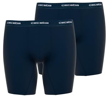 Ceceba Herren Cyclist blau uni 2er Pack