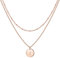 TINGN Geschenke für Mädchen - Kette Rosegold Damen Geschenke für Mädchen 9 10 11 12 Jahre Kette mit Buchstaben J Halskette Rosegold Damen Wasserfester Schmuck Kinder