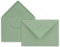75x Brief-Umschläge in Eukalyptus-Grün - 80 g/m² - Kuverts in DIN B6 Format 12,5 x 17,6 cm - Nassklebung ohne Fenster