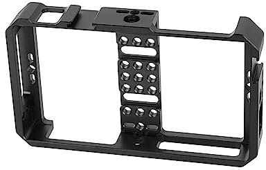CAMVATE Vollständiger Monitorkäfig, kompatibel mit FeelWorld CUT6 CUT6S 15,2 cm (6 Zoll), 4K HDMI-Touchscreen-Monitore/Recorder – 3377