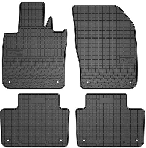 SMK Gummimatten auto fußmatten Satz passend für Volvo V60 II ab 2018 Erleben Sie einen neuen Standard des Reisens mit rutschfesten auto fussmatten - Mehrjahres- auto teppiche für alle Straßenverhältni