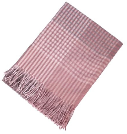 REPALY Schal Damen 1 Stück Karierter Kaschmirschal Für Damen Herbst Und Winter Verdickter Warmer Schalschal Lila