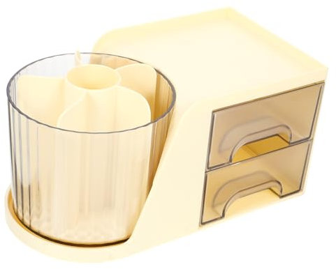 Aufbewahrungsbox für Stifte schreibtischablage schreibtischgestell Schminktisch-Organizer drehbare Aufbewahrungsbox für Bleistifte Lagerung Aufbewahrungskiste Veranstalter Regal