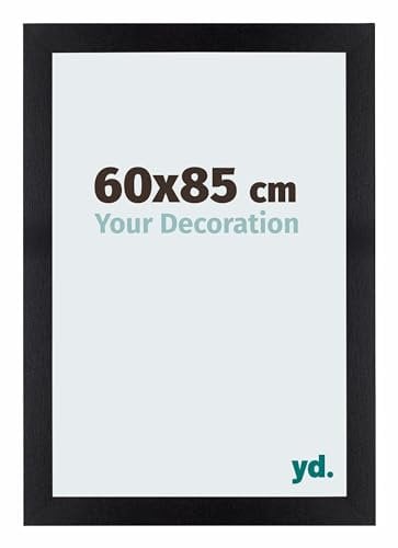 Your Decoration - Cadre 60x85 cm - Noir Mat - Cadres Photo en MDF Avec Verre acrylique - Anti-Reflet - Cadre 60x85 - Mura