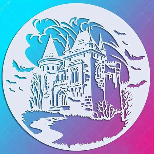 Schablone mit Fledermaus-Design, wiederverwendbar, Sprühfarbe, Schablonen zum Basteln, Malen auf Holz, Handwerk, Leinwand, Wände, Holz, Möbeldekorationen, DIY, Scrapbooking