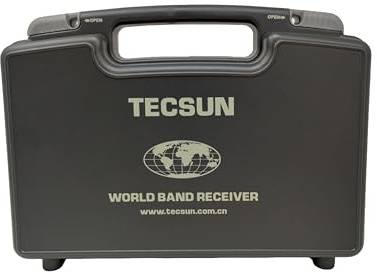TECSUN Hard Shell Carry Case for PL880 Radio Protective Box with Extra Accessories, Durable and Travel-Friendly