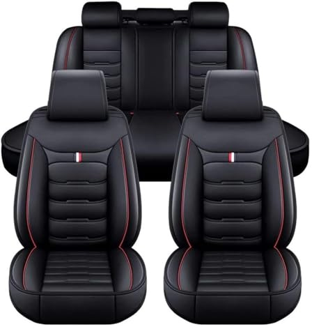 ZARUXCHA Auto Sitzbezüge für Tesla Model Y Model 3 2017-2024, Leder Autositzbezüge Sets, 5 Sitzer Schonbezüge Sitzschoner Vorne Hinten Wasserdicht Sitzauflage Accessories(C)