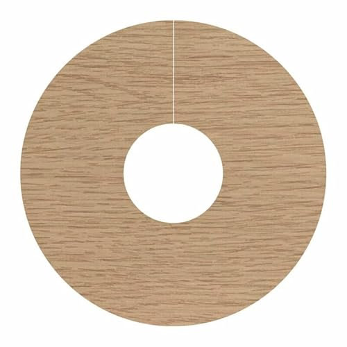 Project DIY® Self-Adhesive Laminate Pipe Covers, Seamless Radiator Pipe Finish | Easy Peel & Stick, Durable & Stylish, Perfect for Laminate Flooring, 4-Pack - 15mm (Light Oak)