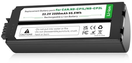 OHZHAO Upgrade Akku mit hoher Kapazität NB-CP2L NB-CP1L 2500mAh für Canon Fotodrucker Selphy CP1500, CP1300, CP1200, CP910, CP900, CP820, CP810, CP800, CP520, CP510, CP500, CP100