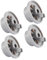 KOCKSHION 4pcs Dishwasher Lower Rack Wheels Replacement Parts for Construction Easy Install for Kitchen Appliances Dishwasher Functionality Compatible with Bosch and
