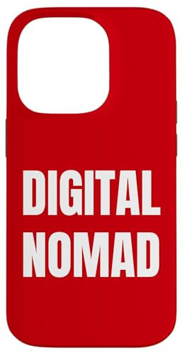 Funny Digital Nomad Case for iPhone 14 Pro