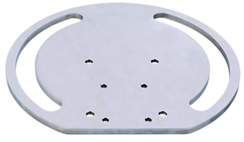 HEUER Schweißtischadapter – für Schraubstock mit 120/160 mm Backenbreite (Außendurchmesser 340 mm, Stärke 10 mm, Gewicht 5,7 kg, verzinkter Stahl) 197201