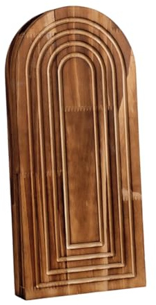 Baoblaze Wall Planter Vase Suspendu Mural en Bois Décoration Murale Rustique Ferme Moderne Vase pour Plantes Artificielles et Fleurs Séchées Adapté à La, Couleur Bois foncé