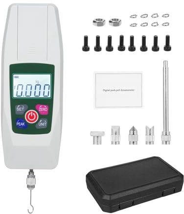 Dinamometro digitale 500N/50kg/110lb/1800oz Mini dinamometro push and pull Tester con 4 unità di misura(KF-500)