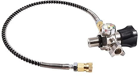 Laadthern M18X1.5 Gewinde 4500Psi SCBA Ventil Regler FüLlen Station für PCP Luft Tank