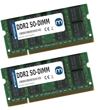 Maxano 4GB Kit (2x2GB) RAM kompatibel mit Apple iMac (Early 2008) (DDR2 PC2-6400, SO-DIMM, Non-ECC)