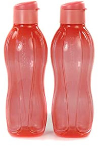 TUPPERWARE To Go Eco 750ml lachs (2) Trinkflasche Ökoflasche Öko Flasche EcoEasy