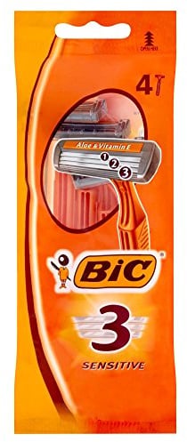 BIC Sensitive 3 Men Einwegrasiere, 3 Stück
