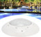 LED-Unterwasser-Swimmingpool-Lichter, Unterwasser-Inground-Pool-Licht IP68 Wasserdichte Kunststoff-Wand-Swimmingpool-Lampe AC12V Warmes Licht (12W)