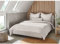 BEFA NATUR Made in Germany Bettwäsche Set, Bettbezug 200x200 cm und 2 Kissenbezüge 80x80 cm aus Baumwolle-Satin, Allergiker geeignet, Öko-Text 100 Klasse 1 Zertifiziert - Weiß