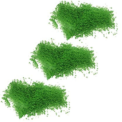 Artibetter 3 césped falso decoración de plantas artificiales mini plantas en miniatura vestido flor de árbol falso para artesanía falso polvo de hierba polvo de espuma artificial polvo de espuma
