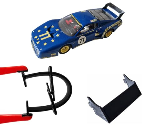 blackslot Flexibler Spoiler, Carrera Zubehör für 132 Ferrari 512 BB, Carrera Bahn Zubehör, Tuning Kleinteil Ersatzteil