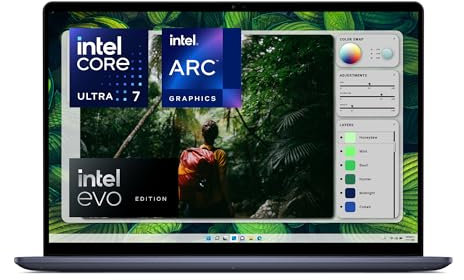 Dell Inspiron 16 7640 2-en-1-16.0'' 2.5K (2560 x 1600) 60 Hz Écran Tactile Mini-LED Intel Core Ultra 7 155H 16 Go RAM 1 to SSD Intel Iris XE, Windows 11 Home Clavier rétroéclairé AZERTY - Bleu Minuit