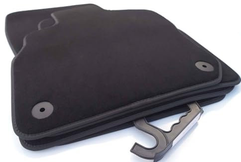 Fußmatten Passgenau für Skoda Superb 4 IV (ab 2024) Velours Matten Premium Autoteppich 4-teilig Schwarz Antirutsch