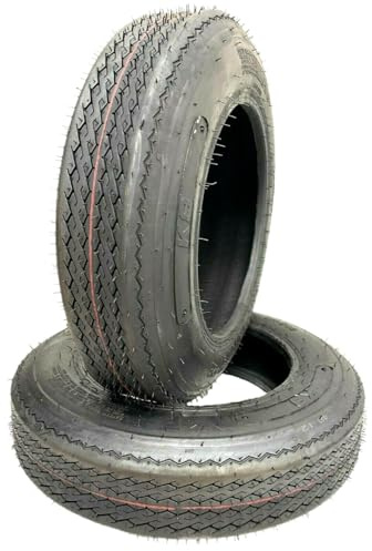 JUSTUBES.COM Highway Terrain All Season Trailer Tire, 4.80-12, 6 Ply