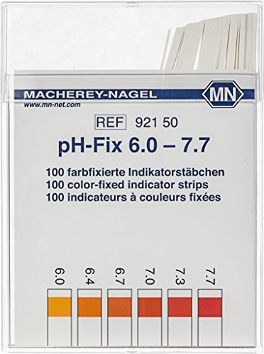 Camlab 1138928 pH-Fix indicator stick, pH 6.0-7.7, 6 mm x 85 mm (Pack of 100)