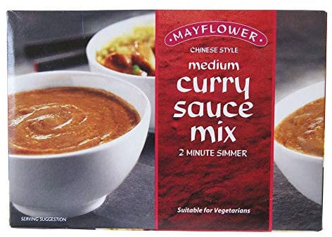 Mayflower Chinese Curry Sauce Medium 3 x 255g (Pack of 3) - Authentic Vegan-Friendly Curry Sauce for Delicious Meals - Versatile Cooking for Everyone