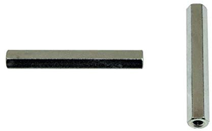 SN-TEC Distanzmutter/Langmutter/Distanzbolzen 6-kant M5 x 55mm verzinkt (10 Stück)