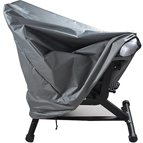 Mini Lustrous Heimtrainer-Abdeckung, Indoor-Radfahren, stationäre Abdeckung, Fitness-Fahrräder, für Zuhause, Fitnessstudio, Workout, Fahrrad, Training, Outdoor, Grau