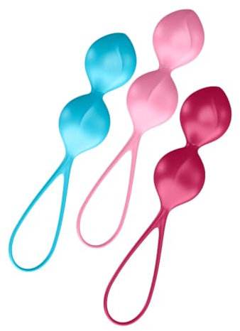 Satisfyer Balls, Liebeskugeln Beckenbodentrainer für Frauen, Kegel Balls Trainingskugeln 3er Set, Sexspielzeug für Frauen