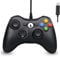 Hovlia, controller con cavo per Xbox 360, USB Game PC Controller con Joystick aggiornato, compatibile con Microsoft Xbox 360 e Slim/PC Windows 10/8/7 (nero)