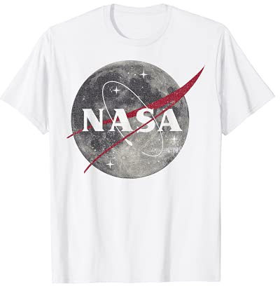 NASA Moon Space Logo T-Shirt